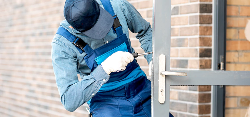 Pivot Storefront Door Locks Installation in Calimesa, California